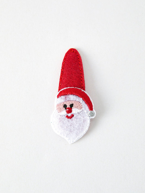 christmas-santa-girls-hair-clip Rylee Faith Designs - Sophia's StyleBows-1